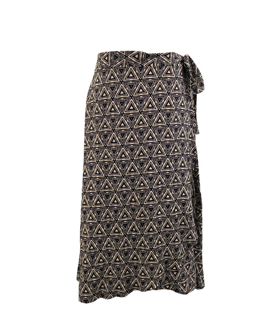 Bohemian Printed Waist Knot Skirt