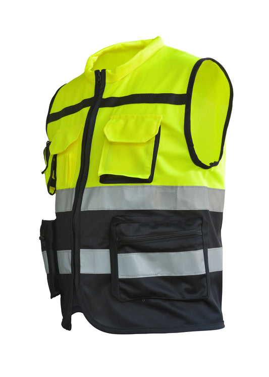Bright Safety Jackets with 3M Tape